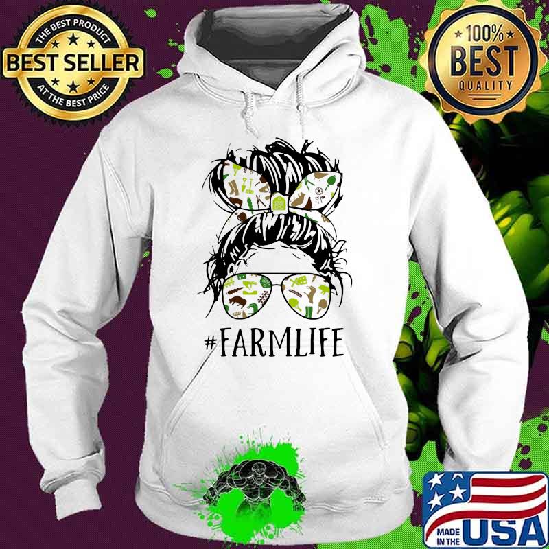 Farm Life Girl Shirt Hoodie Farm Life Girl Shirt Hoodie