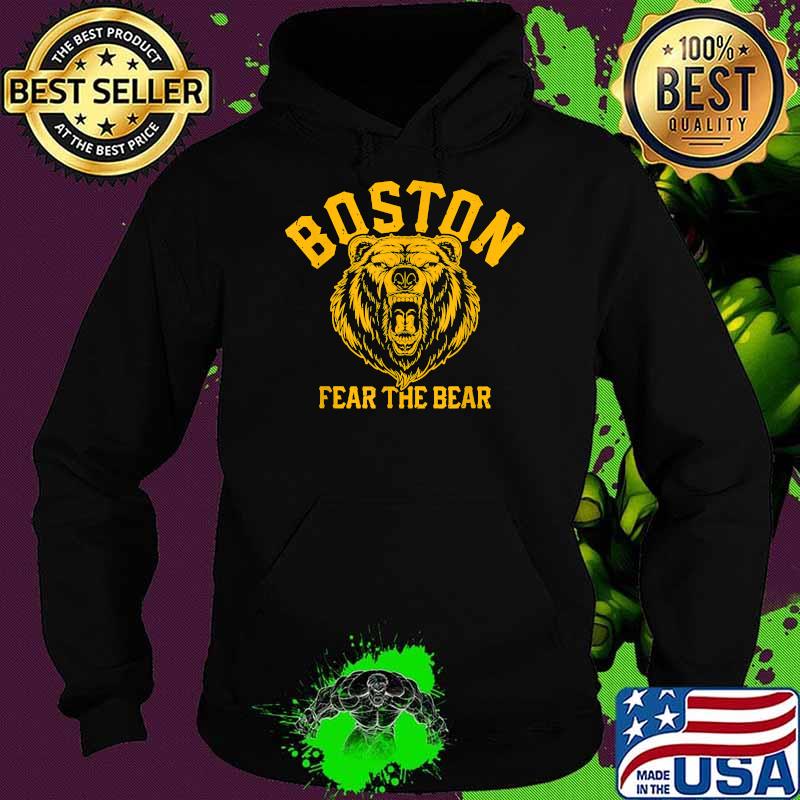 Fear The Bear Hockey Beware of Boston Gameday Bruin Shirt Hoodie Fear The Bear Hockey Beware of Boston Gameday Bruin Shirt Hoodie