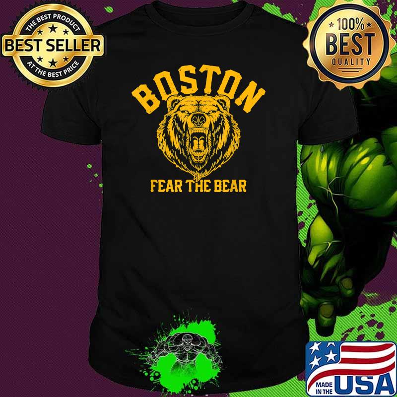 Fear The Bear Hockey Beware of Boston Gameday Bruin Shirt