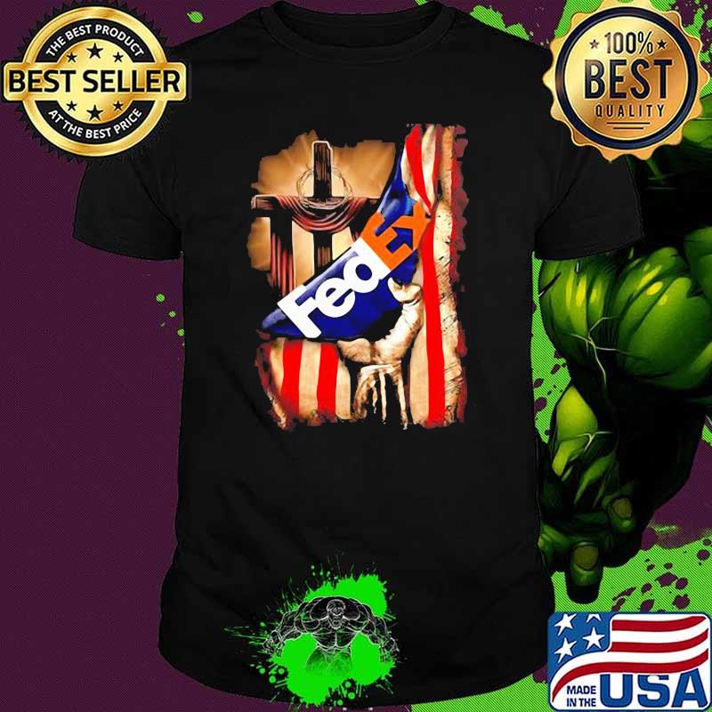Fedex Vintage American Flag God Shirt