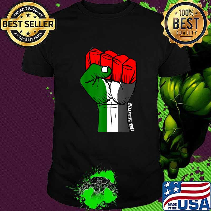 Free Palestine Flag Arabic Shirt