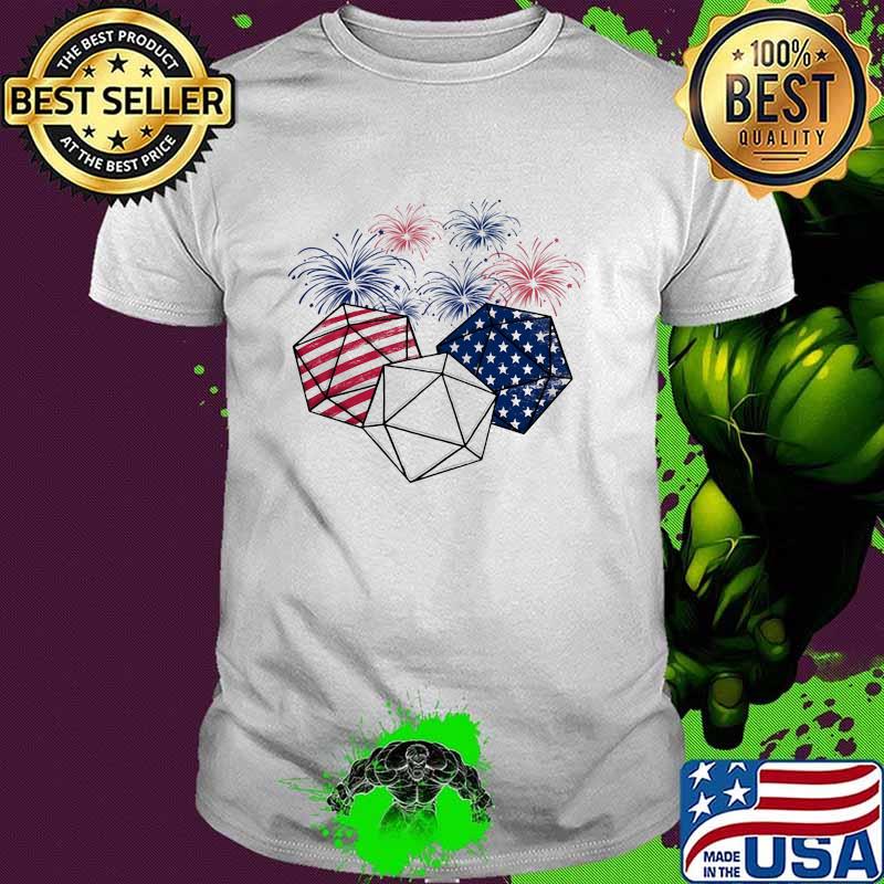 Game American flag 4th of July fireword shirt
