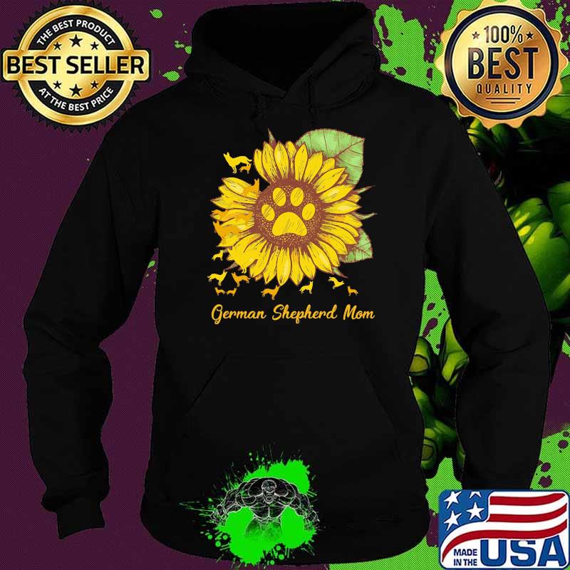 German shepherd mom sunflower Hoodie German shepherd mom sunflower Hoodie