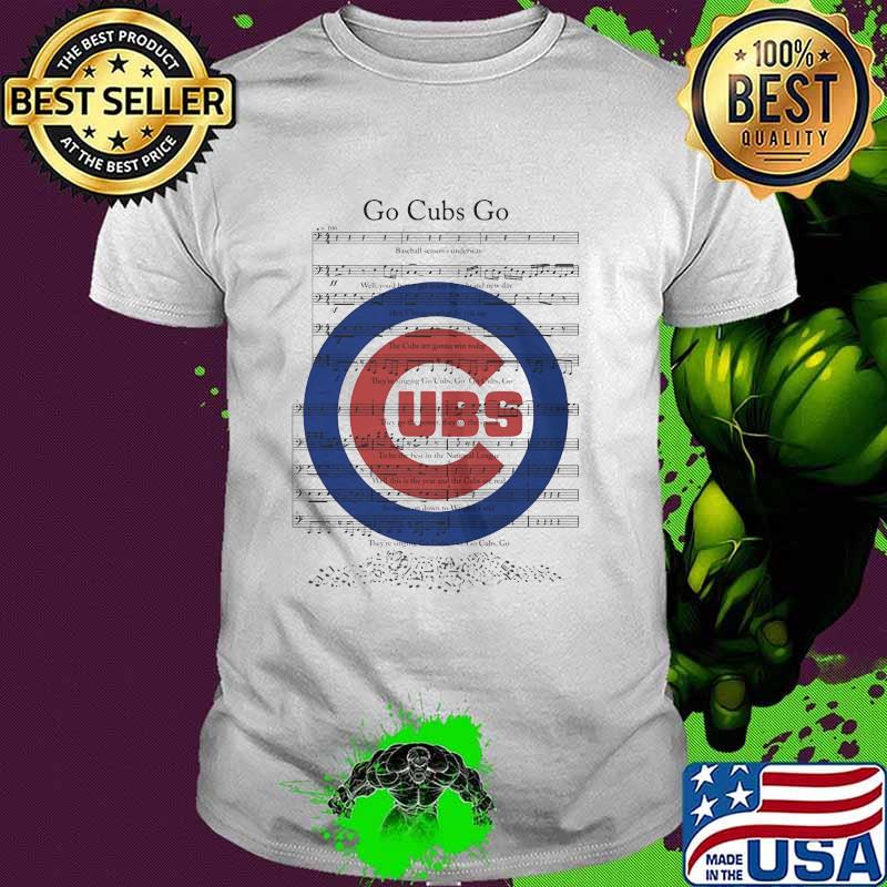 Go Cubs go songs music shirt