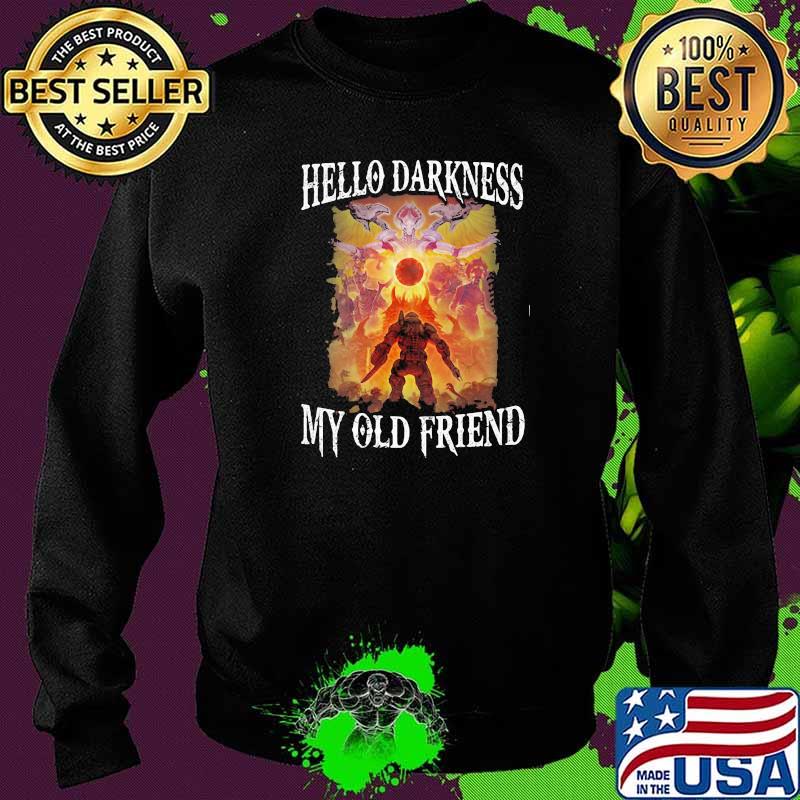 Hello darkness my old friend monster blood moon Sweater Hello darkness my old friend monster blood moon Sweater