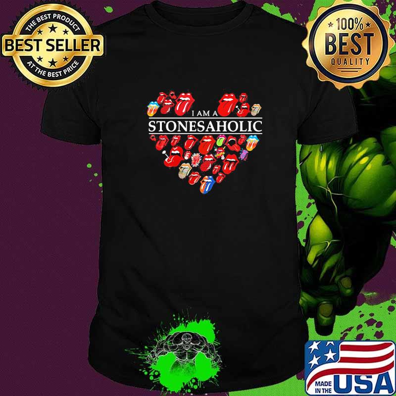 I am a stones a holic love heart shirt