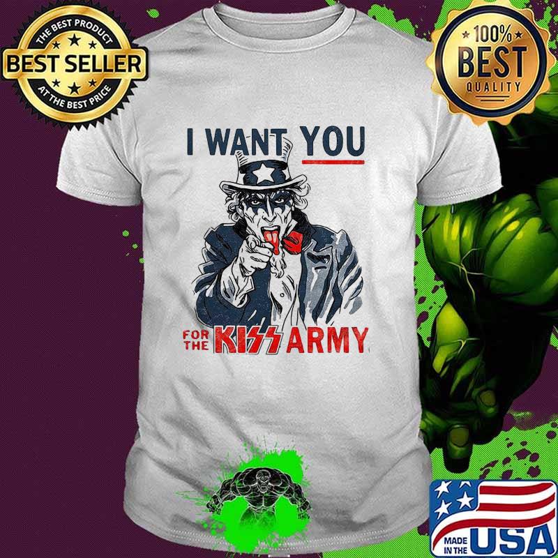 I want you for the kiss army uncle sam shirt