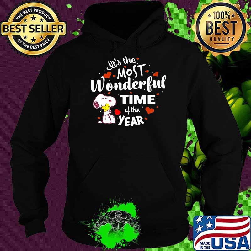 Its the most wonderful time of the year snoopy heart Hoodie Its the most wonderful time of the year snoopy heart Hoodie