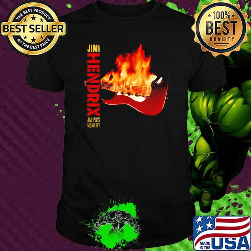 Jimi Hendrix Guitar Fire Shirt