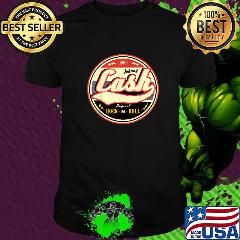 Johnny Cash Original Rock And Roll Arts Cash Music T-Shirt