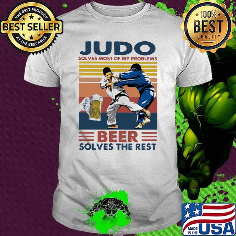 Judo Solves Most Of My Problems Bee Solves The rest Vintage Shirt
