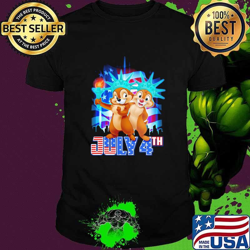 July 4th Independence Chip And Dale Shirt