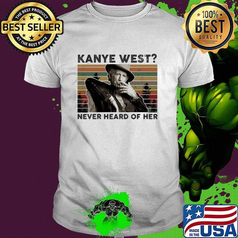Kanye west never heard of her Keith Richards vintage shirt