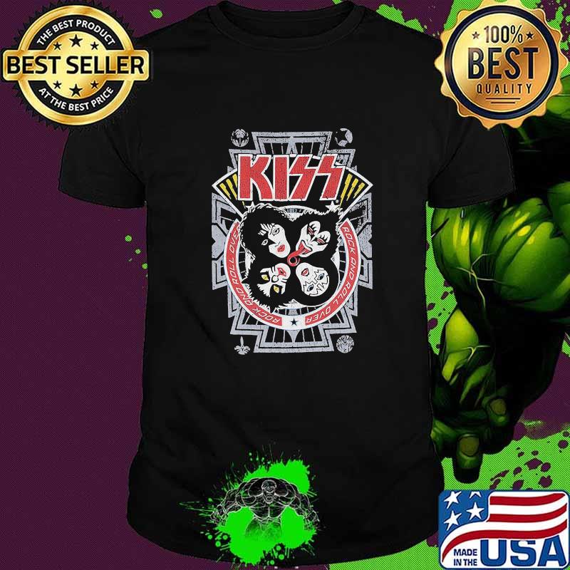 Kiss Rock And roll lover rock and roll over shirt