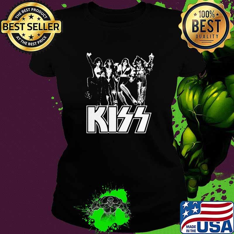Kiss Rock band music american Ladies tee Kiss Rock band music american Ladies tee