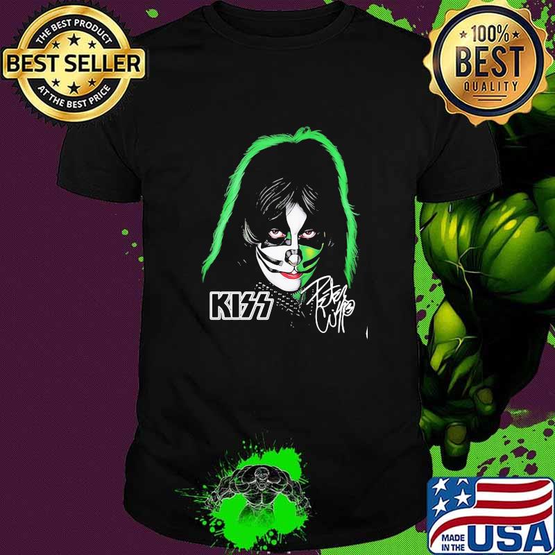 Kiss Rock band music Peter Criss shirt