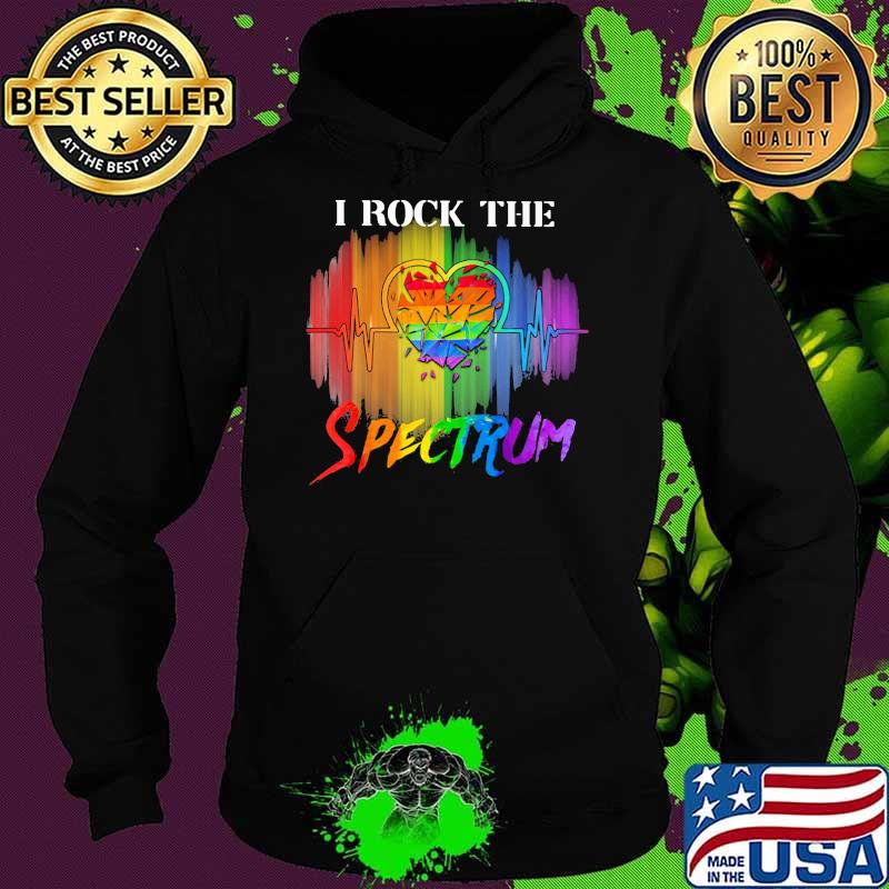 LGBT I Rock The Spectrum Broken Heart Shirt Hoodie LGBT I Rock The Spectrum Broken Heart Shirt Hoodie