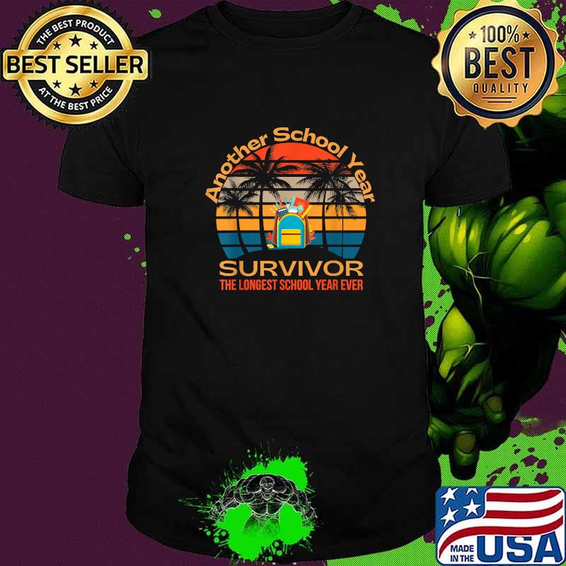 Longest School Year Ever Survivor Funny Student Teacher 2021 T-Shirt
