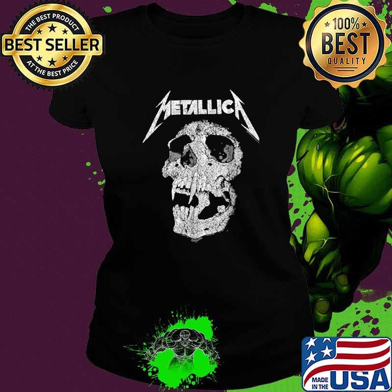 Metallicas Design Art Band Music Skull T-Shirt Ladies tee Metallicas Design Art Band Music Skull T-Shirt Ladies tee
