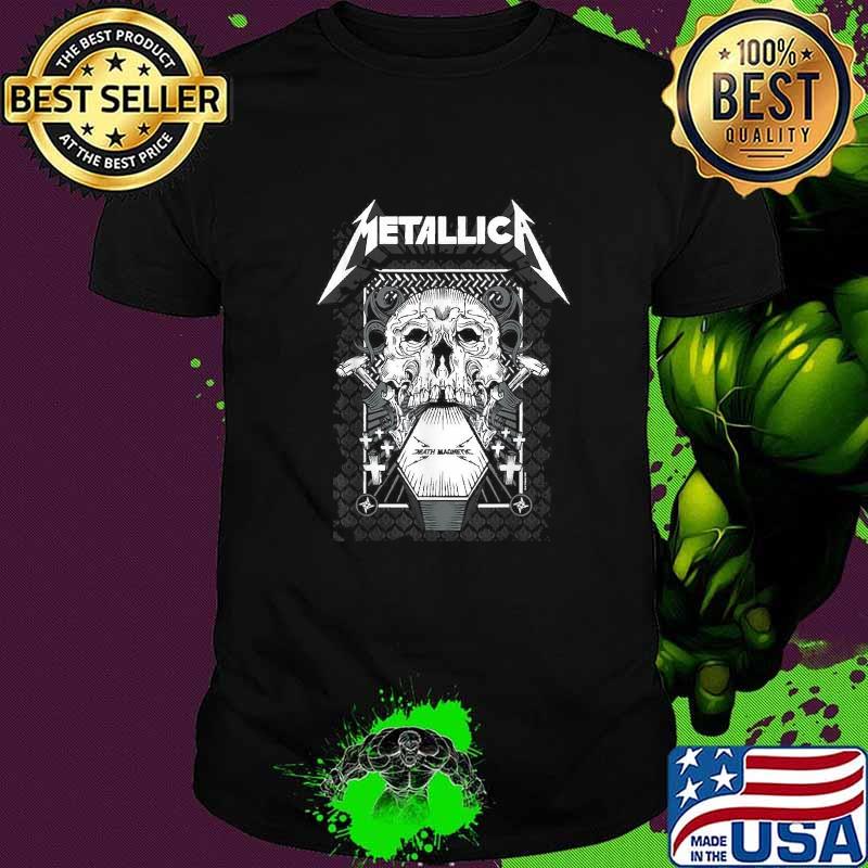 Metallicas Skull Arts Band music Legend T-Shirt