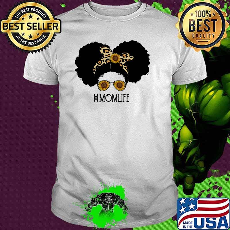 Momlife Lepoard Sunflower shirt