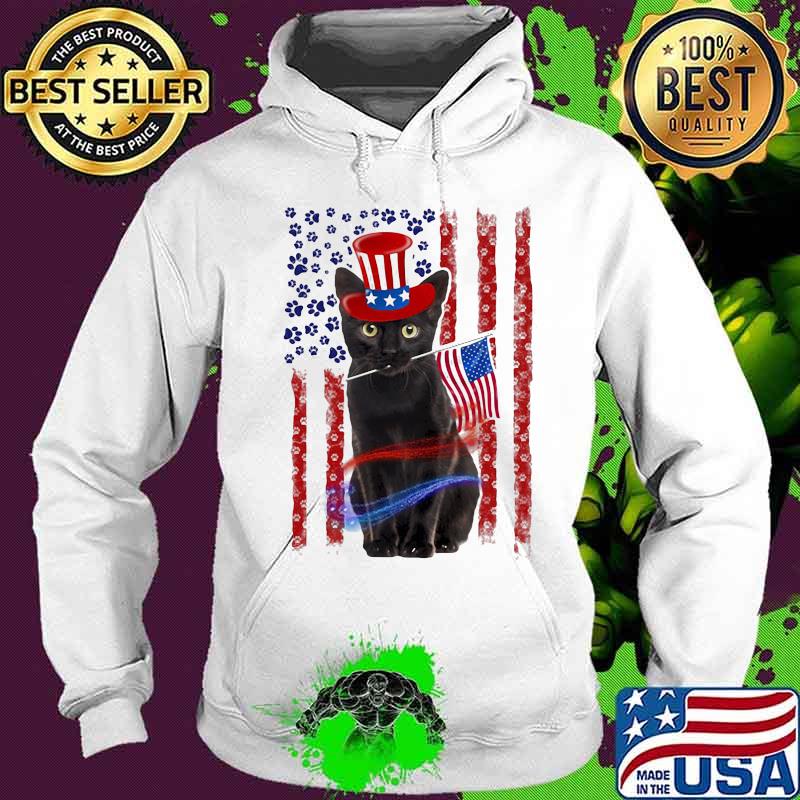 Official Cat American Flag Shirt Hoodie Official Cat American Flag Shirt Hoodie