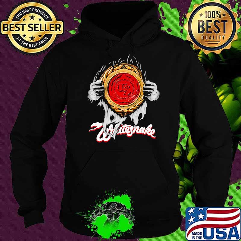 Official super Whitesnake logo Hoodie Official super Whitesnake logo Hoodie