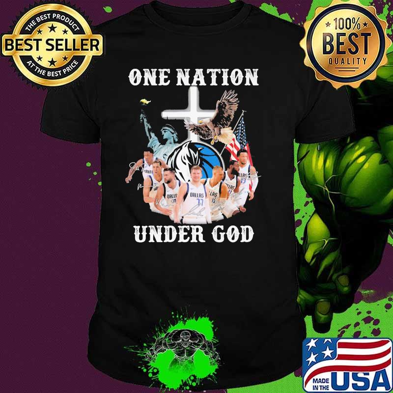 One Nation Under God Dallas Cowboys Signature Shirt