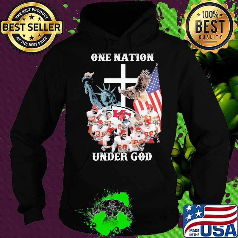One Nation Under God Kansas City Chiefs Signature Shirt Hoodie One Nation Under God Kansas City Chiefs Signature Shirt Hoodie