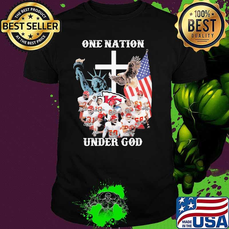 One Nation Under God Kansas City Chiefs Signature Shirt