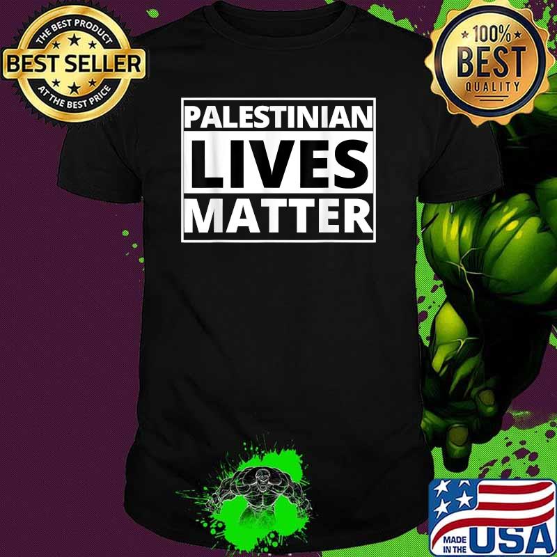 Palestine Flag Arabic PALESTINIAN LIVES MATTER Shirt