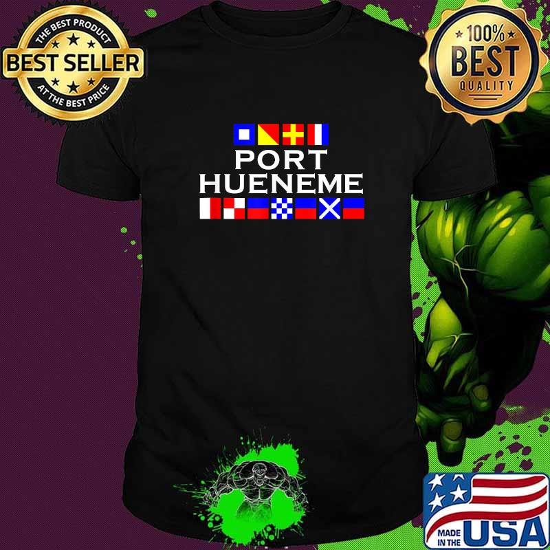Port Hueneme Ventura County California Nautical Signal Flag Shirt