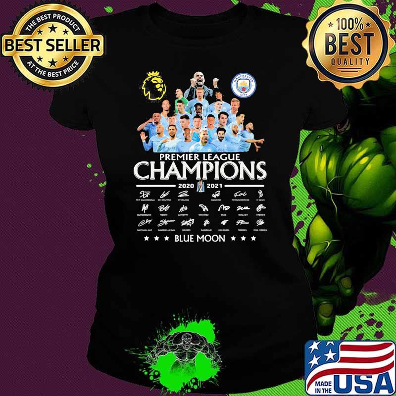 Premier league champions blue moon signature Ladies tee Premier league champions blue moon signature Ladies tee