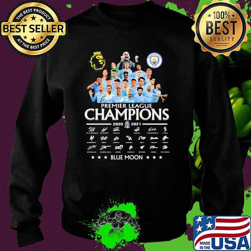 Premier league champions blue moon signature Sweater Premier league champions blue moon signature Sweater