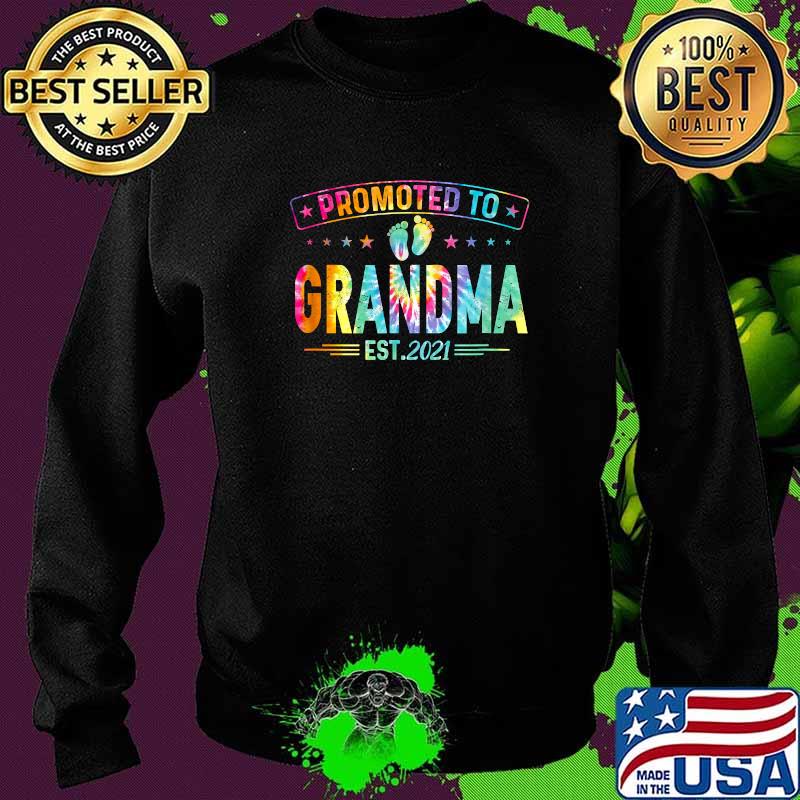 Promoted To Grandma Est 2021 Pregnancy Announcement Watercolor Shirt Sweater Promoted To Grandma Est 2021 Pregnancy Announcement Watercolor Shirt Sweater