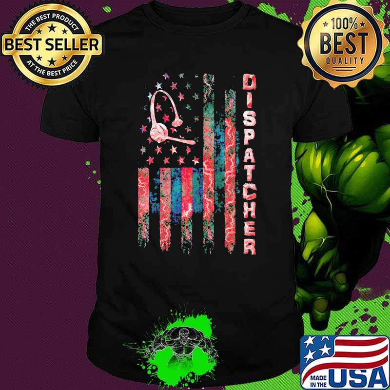 Proud Dispatcher American Flag Shirt
