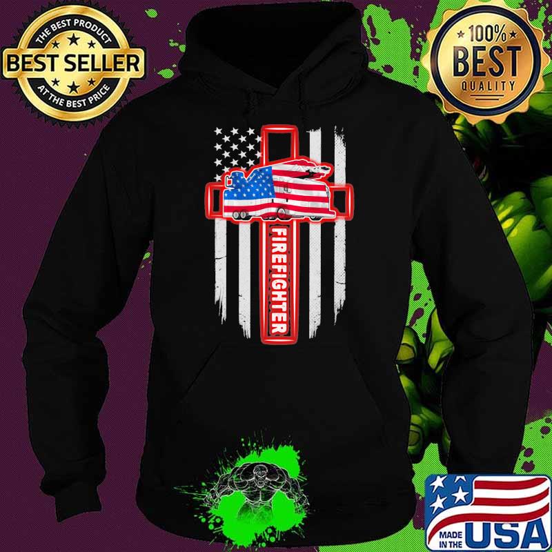 Proud Love Firefighter American Flag Shirt Hoodie Proud Love Firefighter American Flag Shirt Hoodie