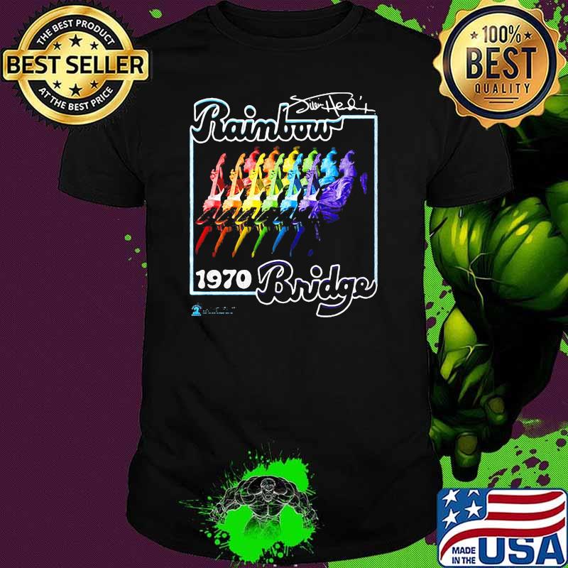 Rainbow 1970 bridge Jimi hendrix Shirt
