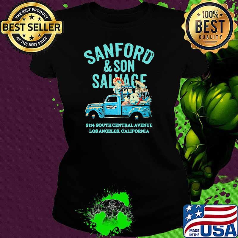 Sanford and son salvage 991 south central avenue los angeles Ladies tee Sanford and son salvage 991 south central avenue los angeles Ladies tee