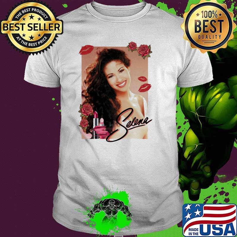 Selena Lip Flowers Shirt