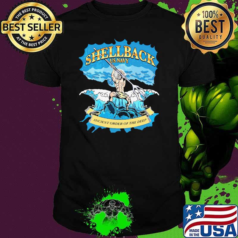 Shellblack us navy ancient order of the deep shirt