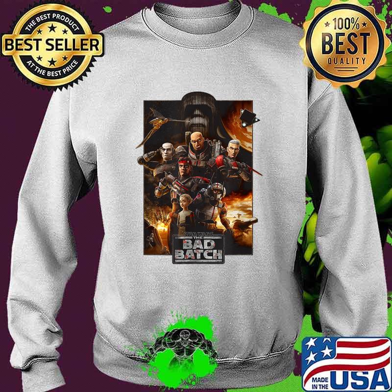 Star Wars The Bad Batch Group Shot Poster T-Shirt Sweater Star Wars The Bad Batch Group Shot Poster T-Shirt Sweater