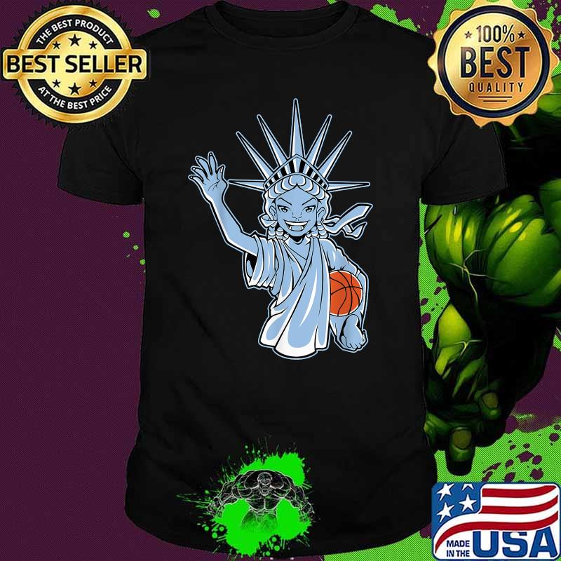 Statue of Liberty with Basketball Shirt