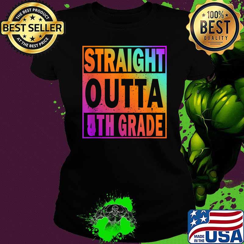 Straight Outta Fifth Grade Shirt 5th Grade Great Graduation Colorful Shirt Ladies tee Straight Outta Fifth Grade Shirt 5th Grade Great Graduation Colorful Shirt Ladies tee