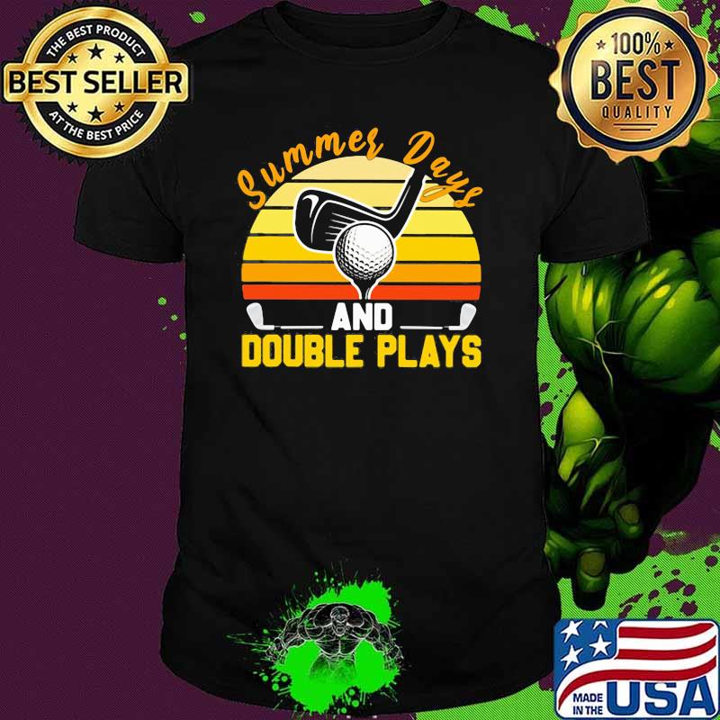 Summer Days And Double Plays Vintage Shirt