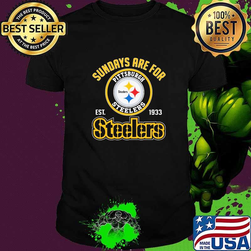 Sundays Are For Steelers Pittsburgh Steelers EST 1933 Shirt