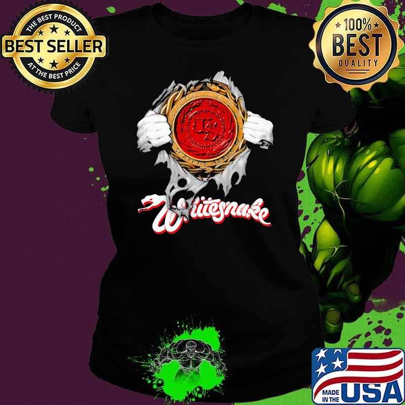 Superhero whitesnake logo Ladies tee Superhero whitesnake logo Ladies tee