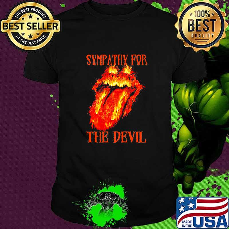 Sympathy for the devil the rolling stones lip fire shirt