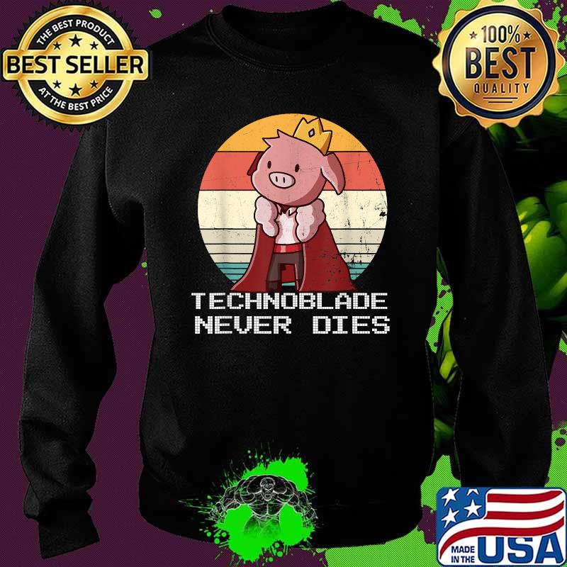 Technoblade Never Dies Merch Cosplay Vintage Shirt Sweater Technoblade Never Dies Merch Cosplay Vintage Shirt Sweater