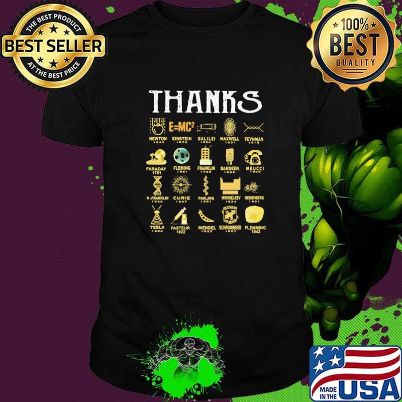 Thanks Scientist Physical Biology Shirt